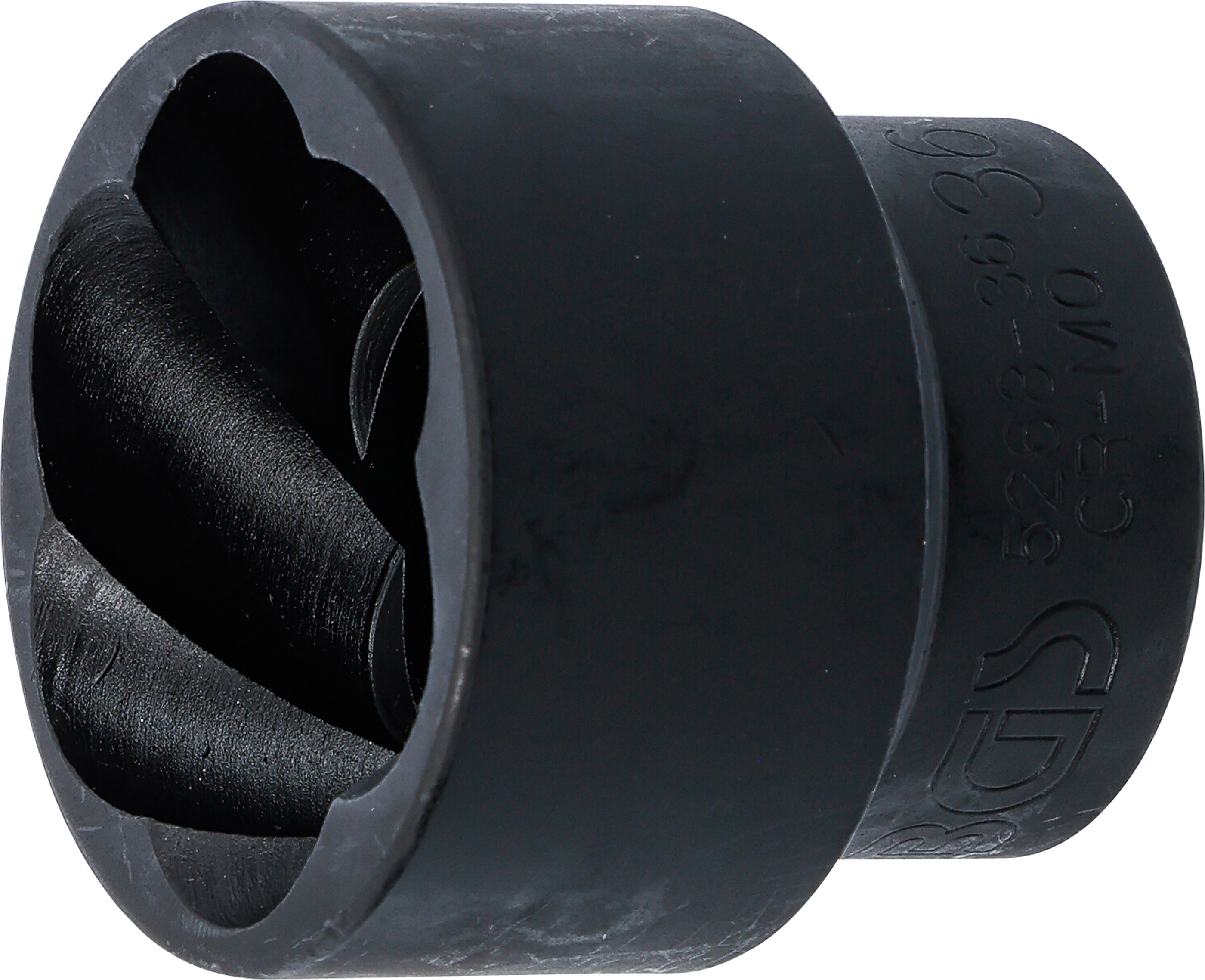 BGS Spiral-Profil-Steckschlüssel-Einsatz / Schraubenausdreher | Antrieb Innenvierkant 20 mm (3/4") | SW 36 mm