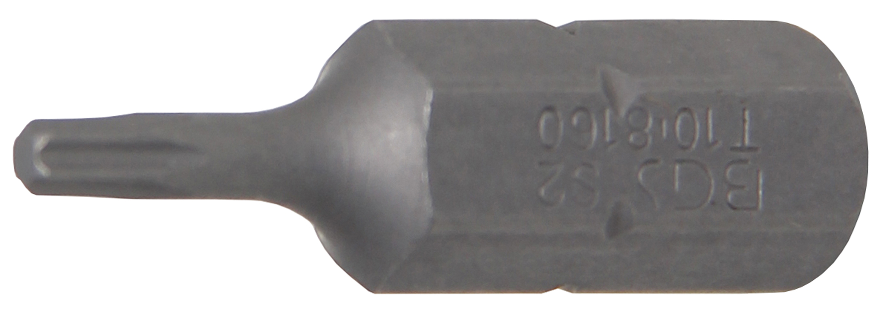 BGS Bit | Länge 30 mm | Antrieb Außensechskant 8 mm (5/16") | T-Profil (für Torx) T10