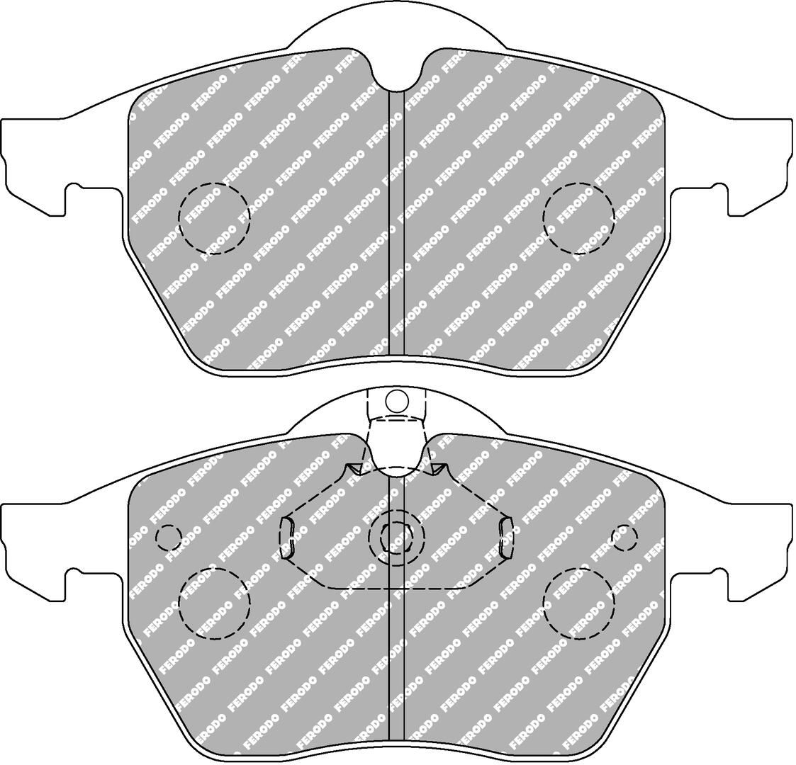 Bremsbelagsatz, Scheibenbremse