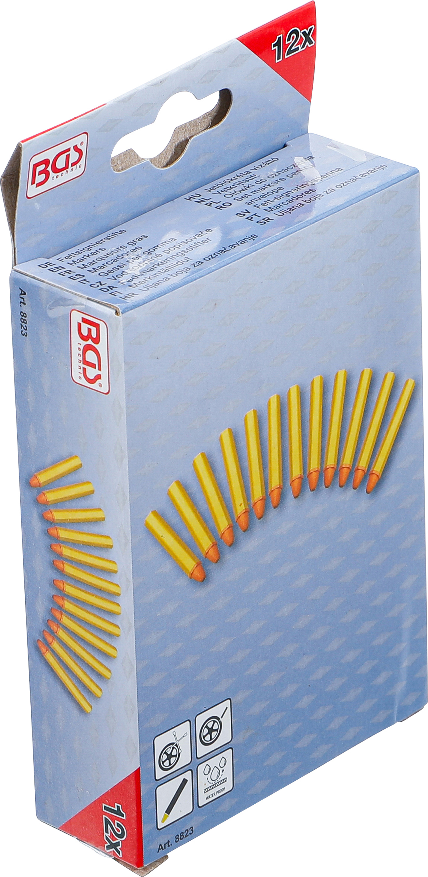 BGS Fettsignierstifte | gelb | 12 Stück