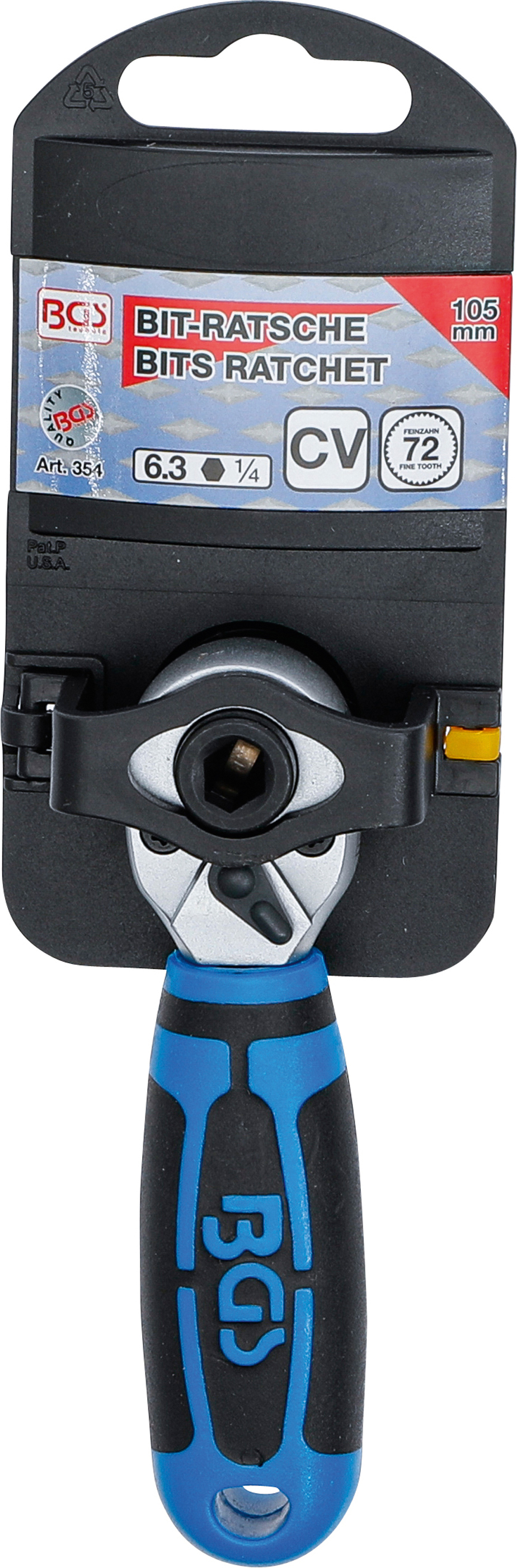 BGS Bit-Knarre | Abtrieb Innensechskant 6,3 mm (1/4")