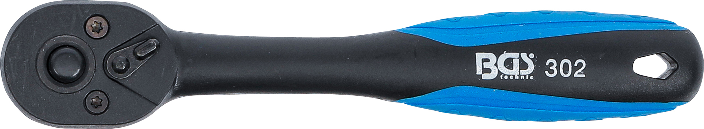 BGS Umschaltknarre, kunststoff-ummantelt | Abtrieb Außenvierkant 6,3 mm (1/4")