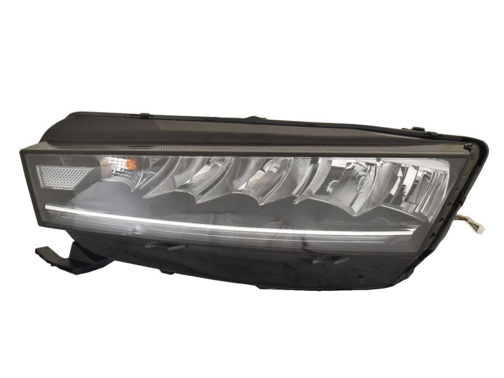 Scheinwerfer R (LED, elektrisch, mit motor, einsatzfarbe: schwarz) passt zu: SKODA OCTAVIA IV 11.19-