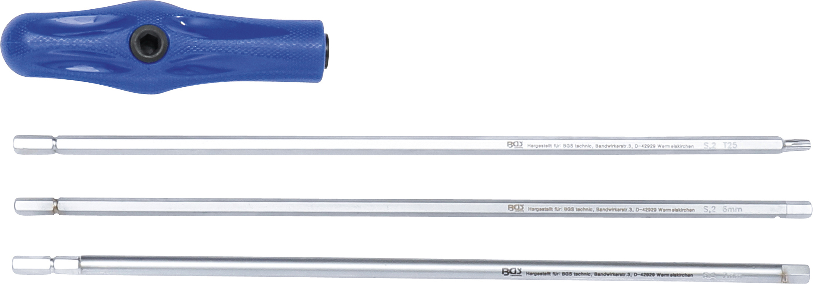 BGS Spezial-Schraubendreher-Satz | T-Profil (für Torx) | Innensechskant | 4-tlg.