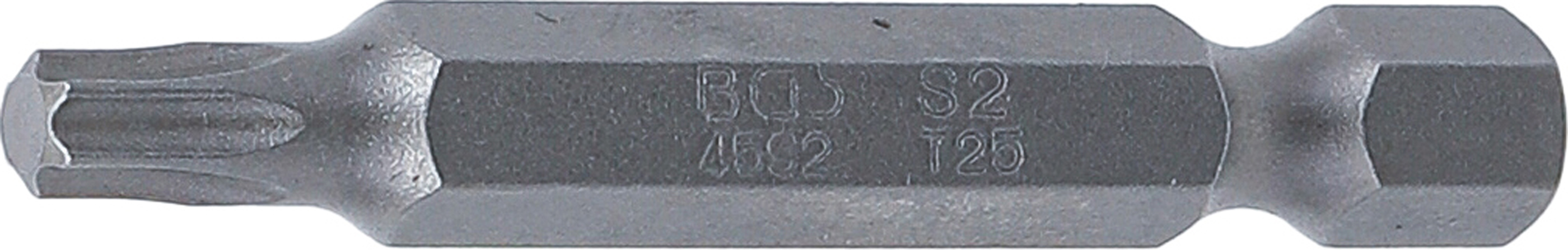 BGS Bit | Länge 50 mm | Antrieb Außensechskant 6,3 mm (1/4") | T-Profil (für Torx) T25