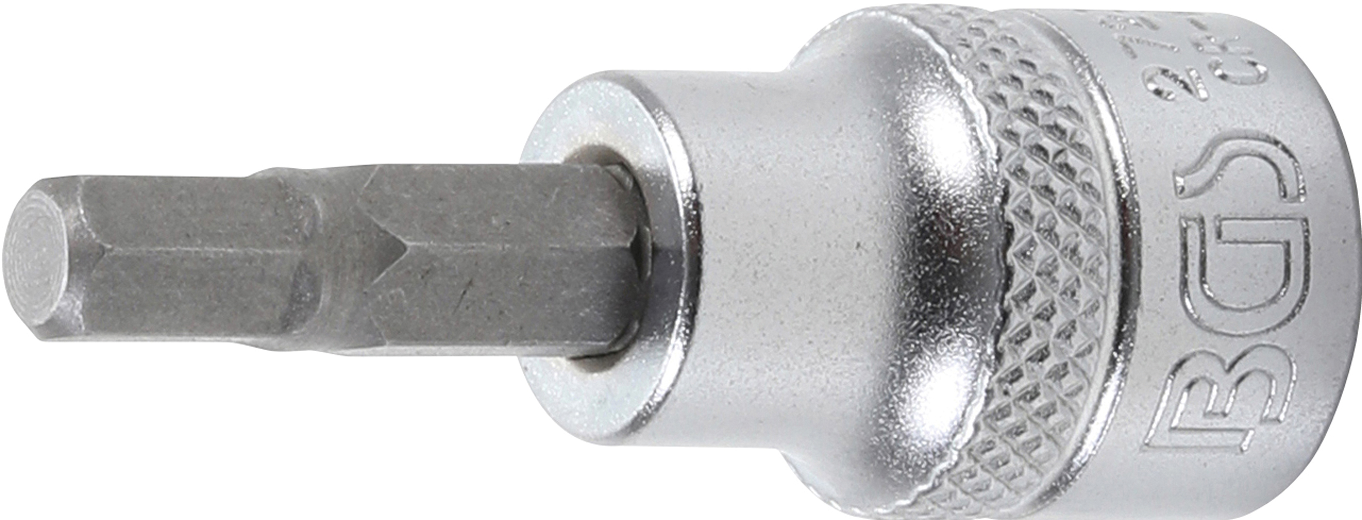 BGS Bit-Einsatz | Antrieb Innenvierkant 10 mm (3/8") | Innensechskant 7/32"
