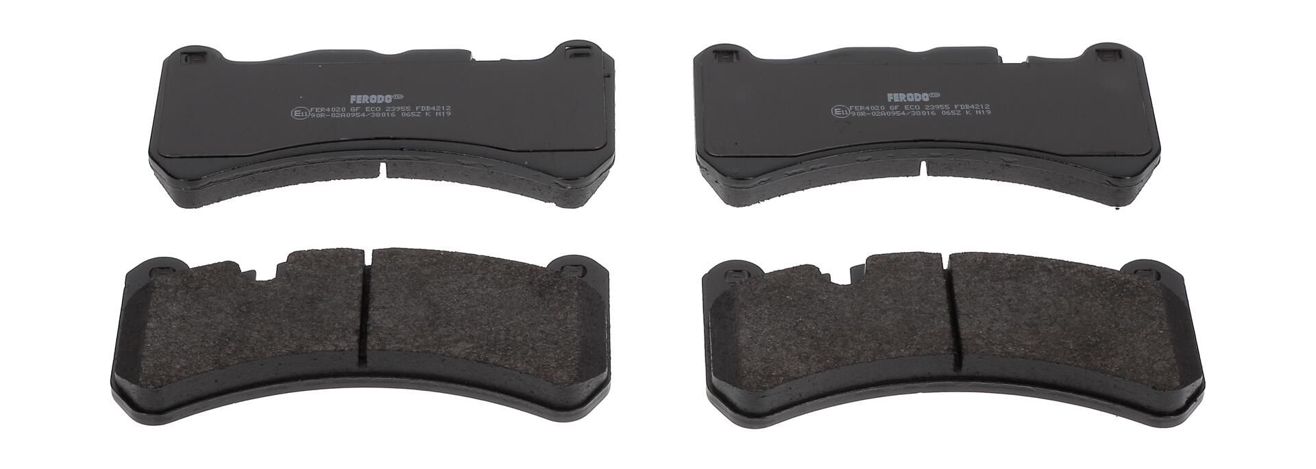 Bremsbelagsatz, Scheibenbremse