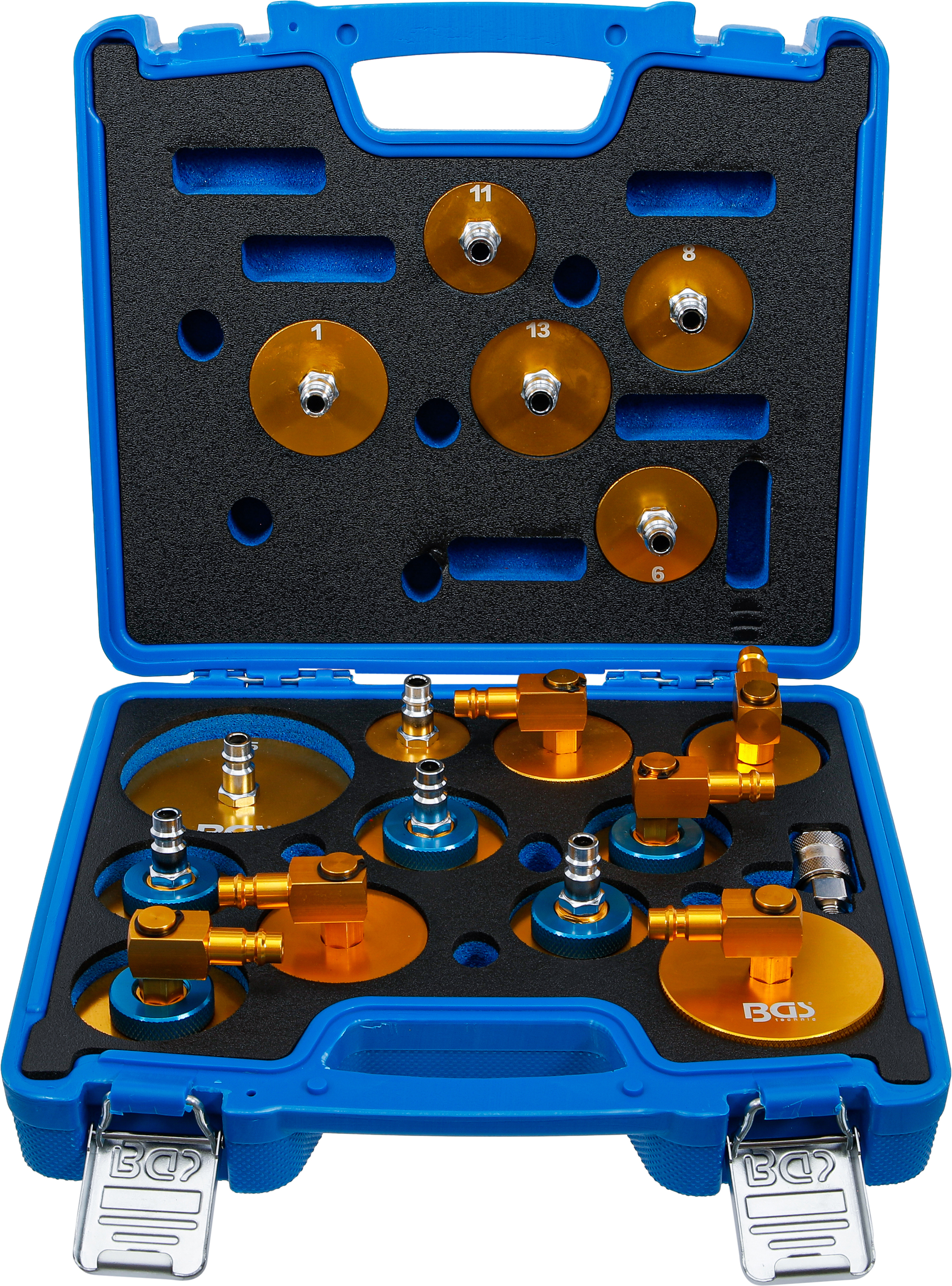 BGS Adapter-Satz für Bremsenentlüfter | 17-tlg.