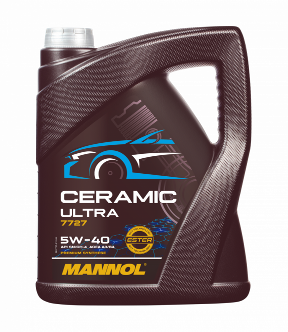 5W-40 Mannol 7727 Ceramic Ultra Motoröl 5 Liter