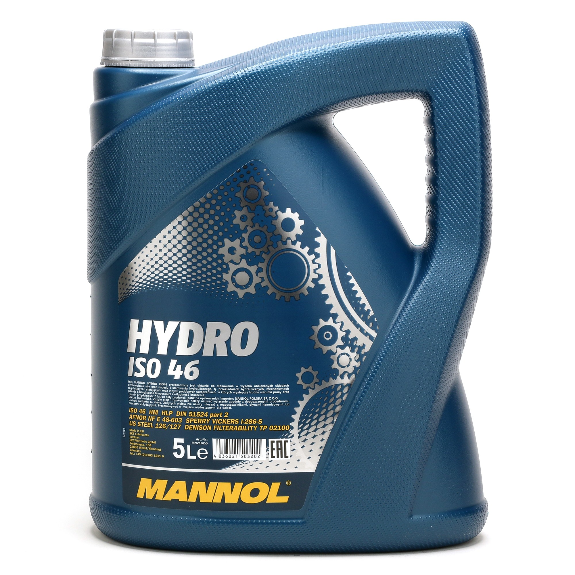 Mannol 2102 Hydro ISO 46 Hydrauliköl 5 Liter