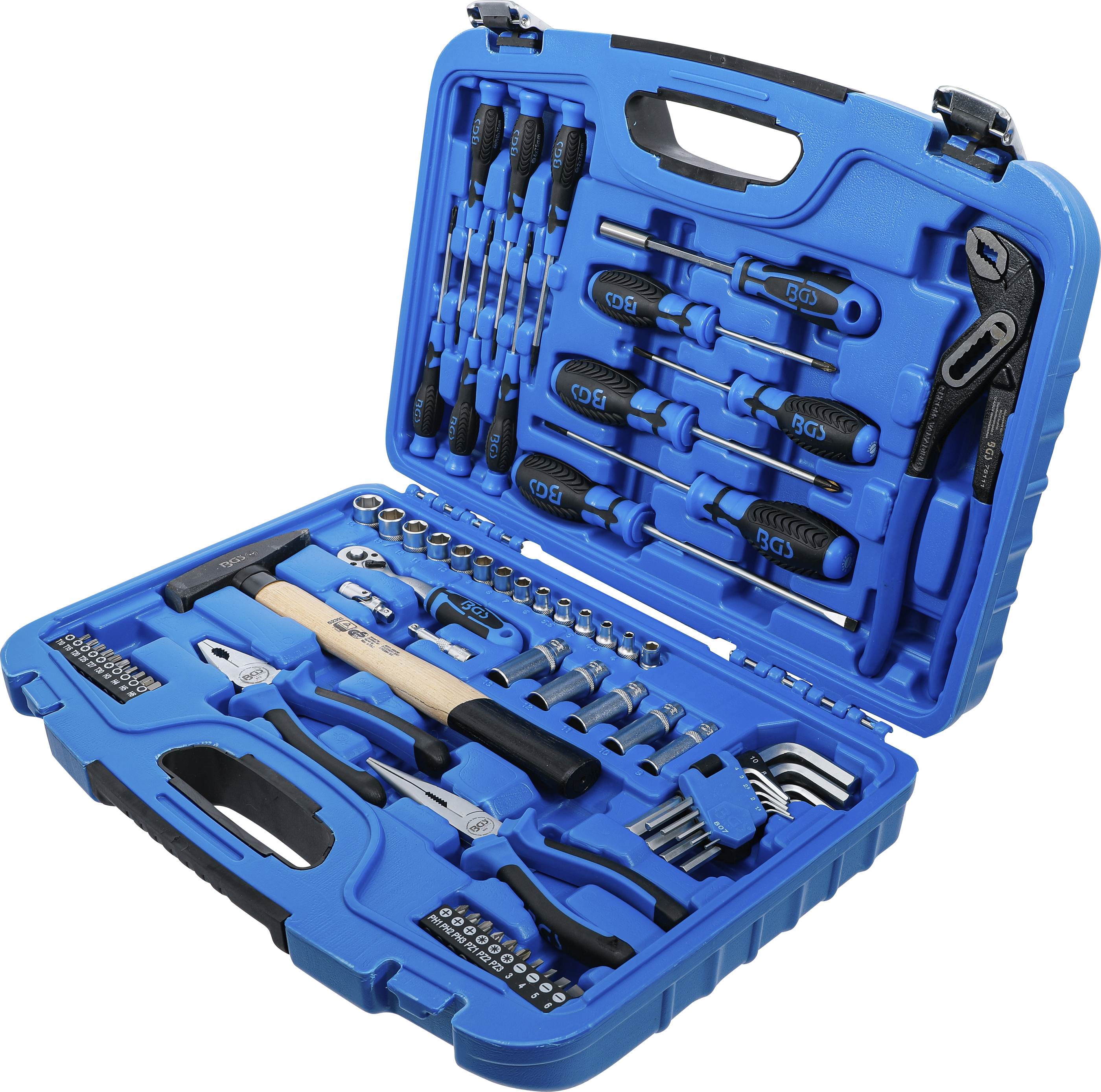 BGS Steckschlüssel-Werkzeugkoffer | 67-tlg.