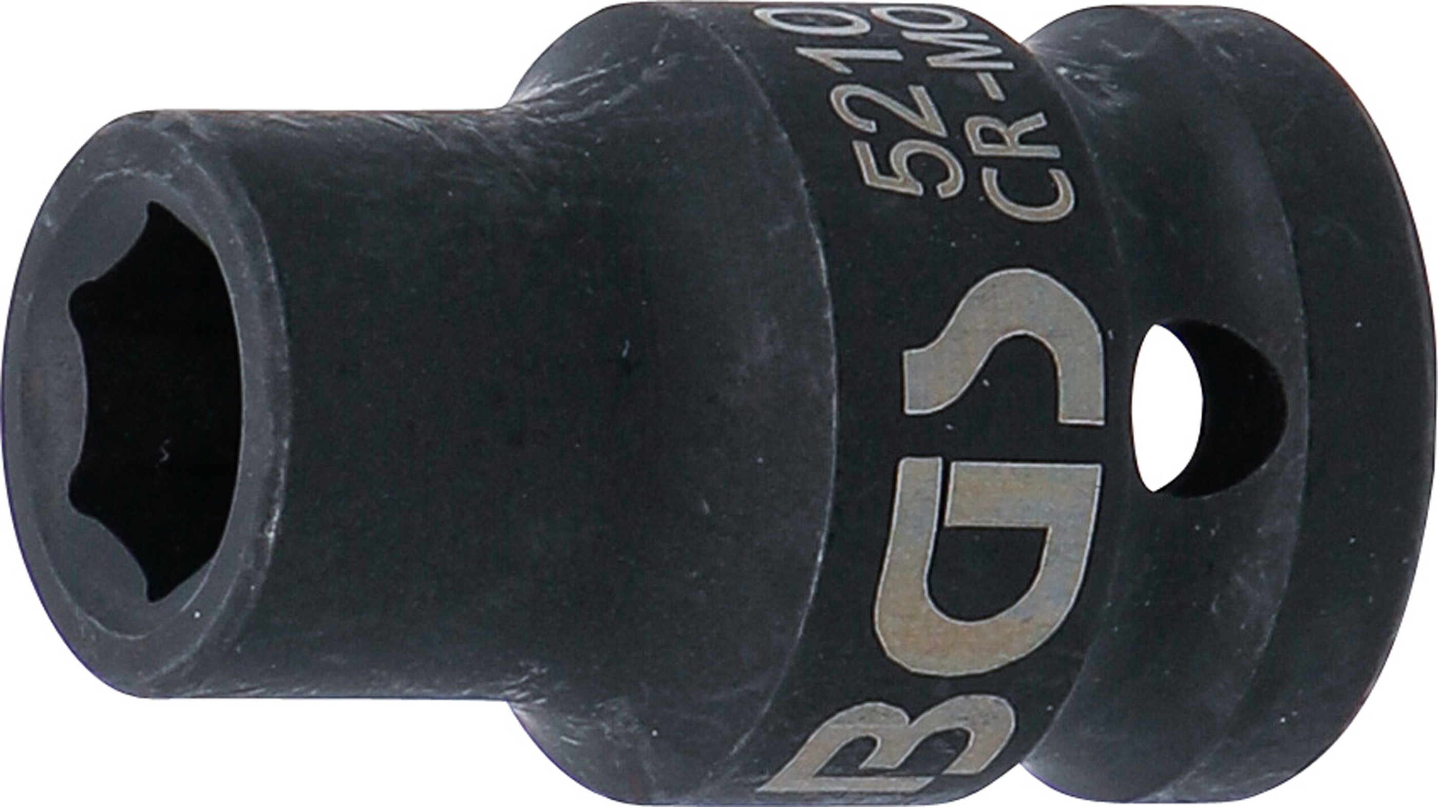 BGS Kraft-Steckschlüssel-Einsatz Sechskant | Antrieb Innenvierkant 12,5 mm (1/2") | SW 10 mm