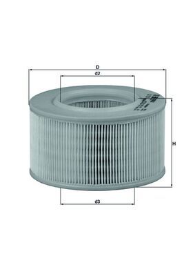 Luftfilter “KNECHT Filtereinsatz , 103 mm, 181 mm”