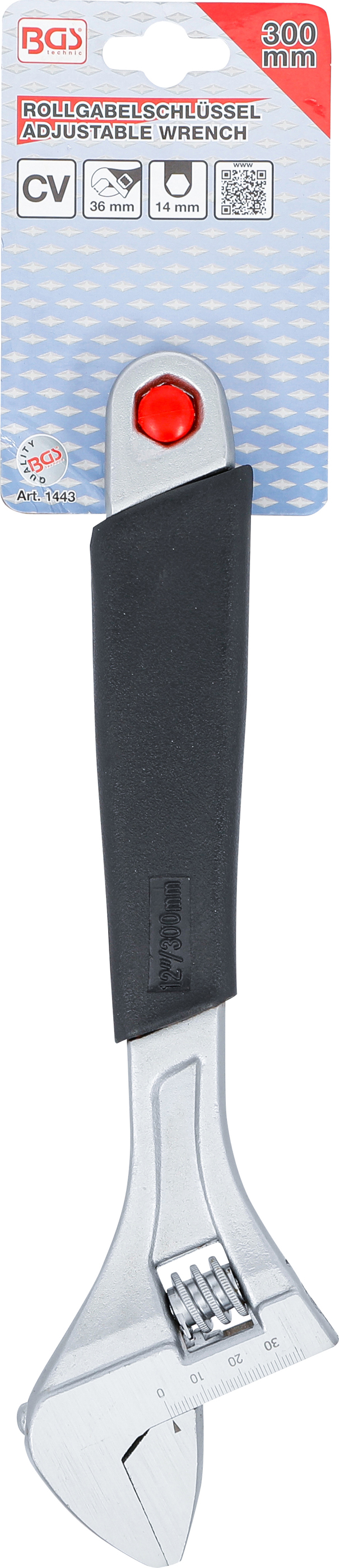 BGS Rollgabelschlüssel mit Kunststoff-Softgriff | SW max. 36 mm