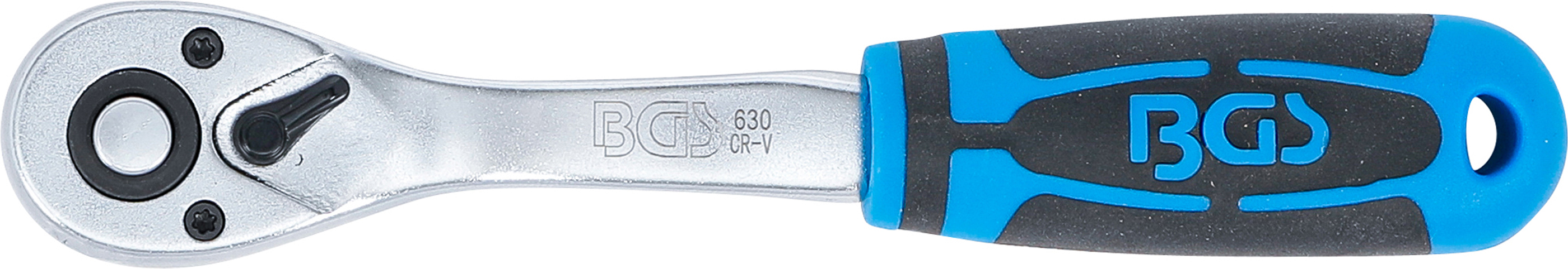 BGS Umschaltknarre | feinverzahnt | Abtrieb Außenvierkant 6,3 mm (1/4")