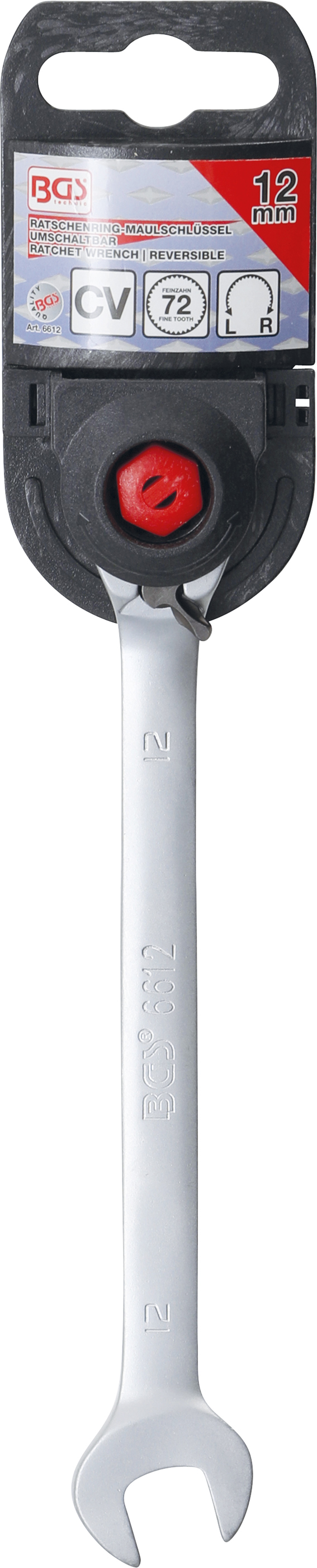 BGS Ratschenring-Maulschlüssel | umschaltbar | SW 12 mm