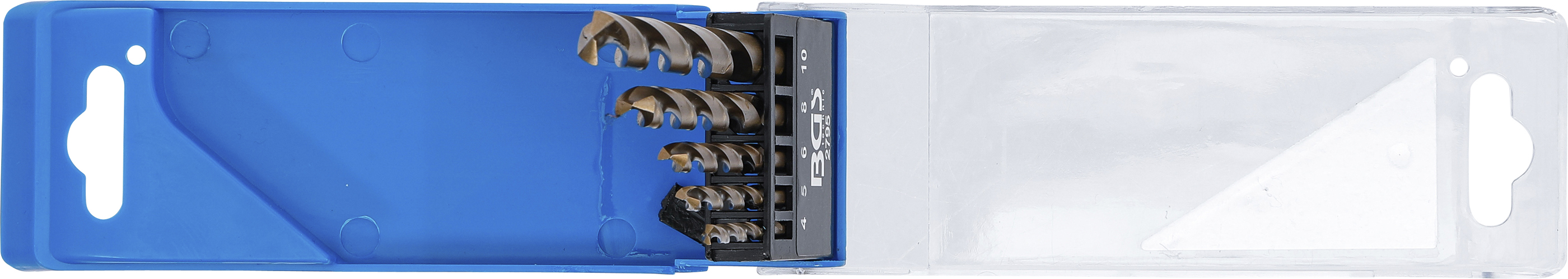 BGS Spiralbohrer-Satz | HSS | 4 - 10 mm | 5-tlg.