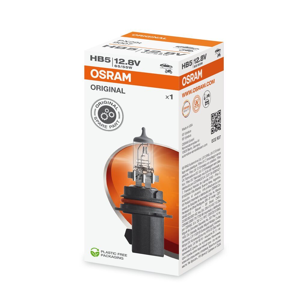 Glühlampe, Fernscheinwerfer “ams-OSRAM HB5 , 12 V, 60/55 W”