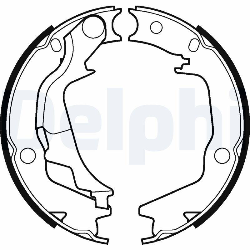 Bremsbackensatz, Feststellbremse