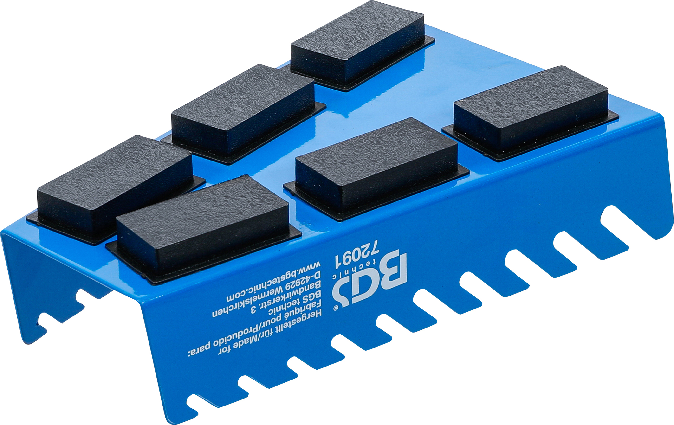 BGS Magnet-Halter für Maul- / Ringschlüssel | Metall | 10 Auflagen