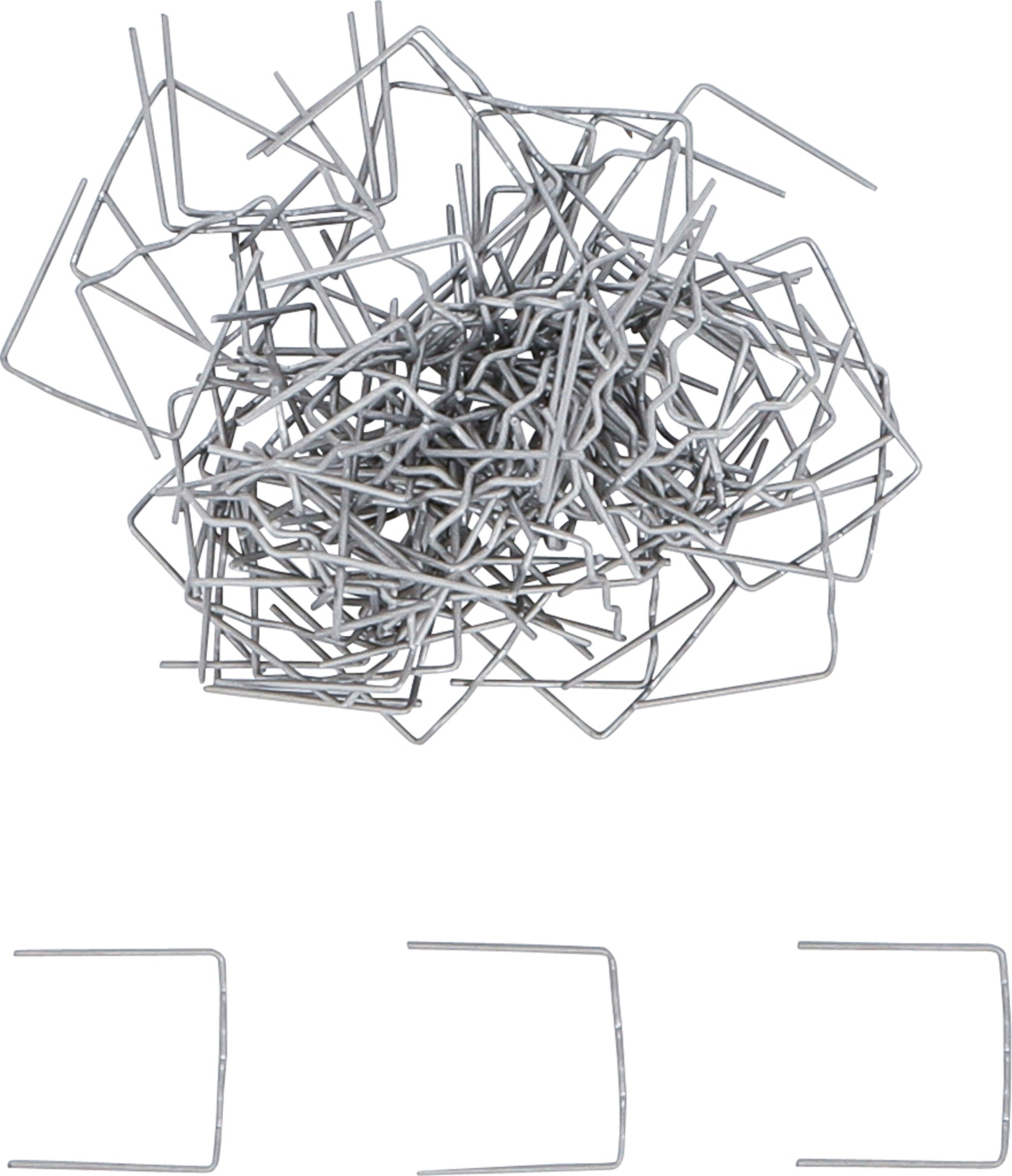 BGS Reparaturklammern-Satz | flach | 0,6 mm | 100-tlg.