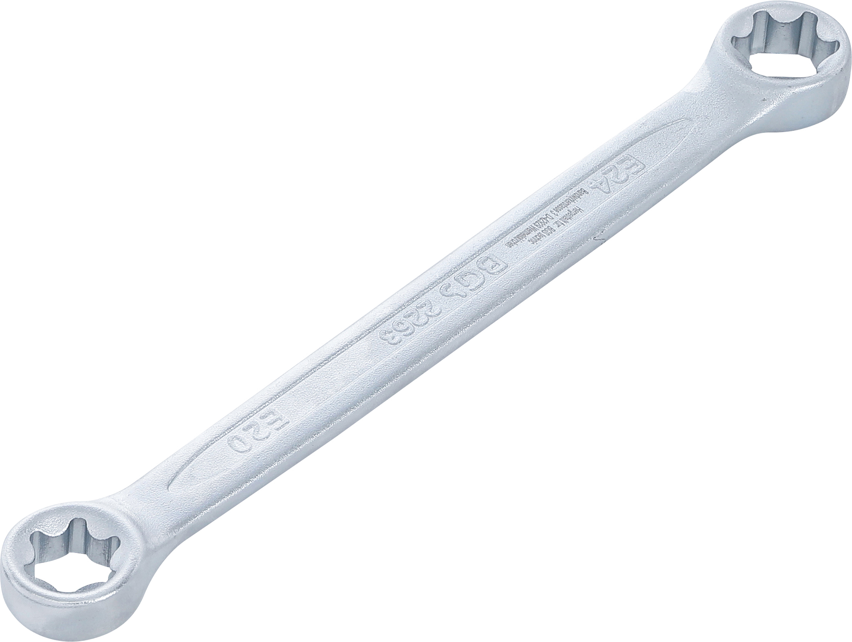 BGS Doppel-Ringschlüssel mit E-Profil-Ringköpfen | SW E20 x E24