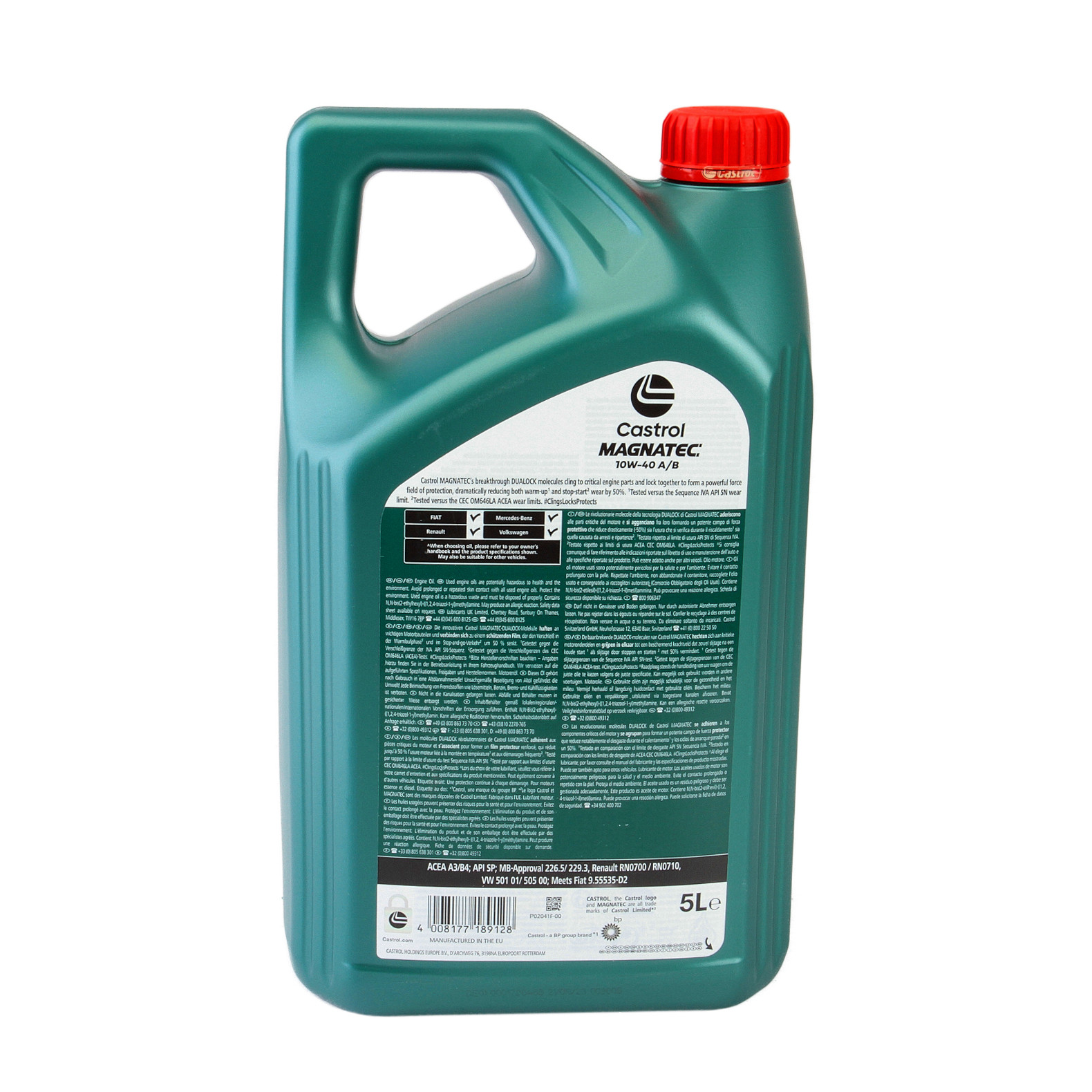 10W-40 Castrol Magnatec A/B Motoröl 5 Liter