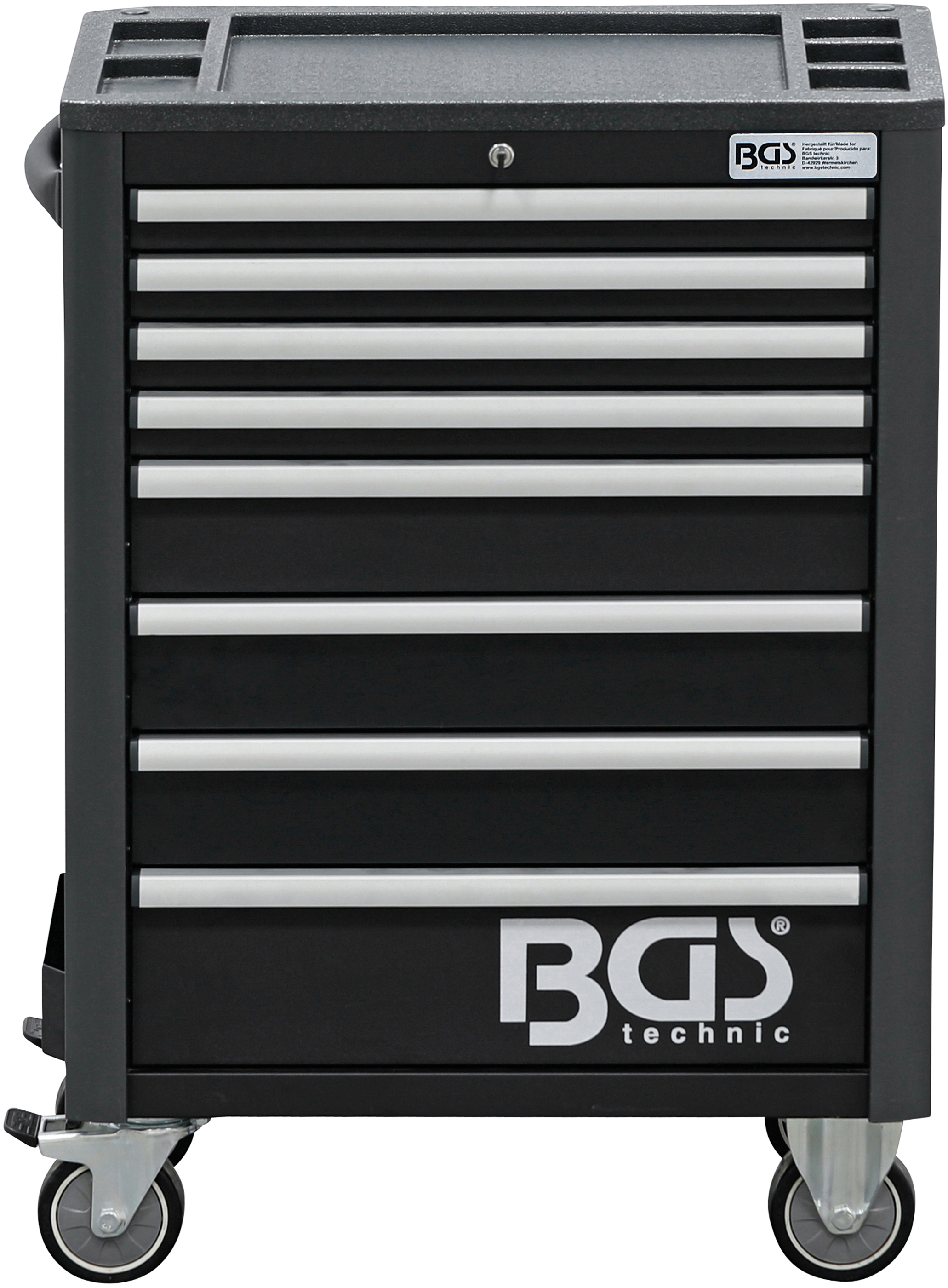 BGS Werkstattwagen Profi Exclusive | 8 Schubladen | mit 259 Werkzeugen