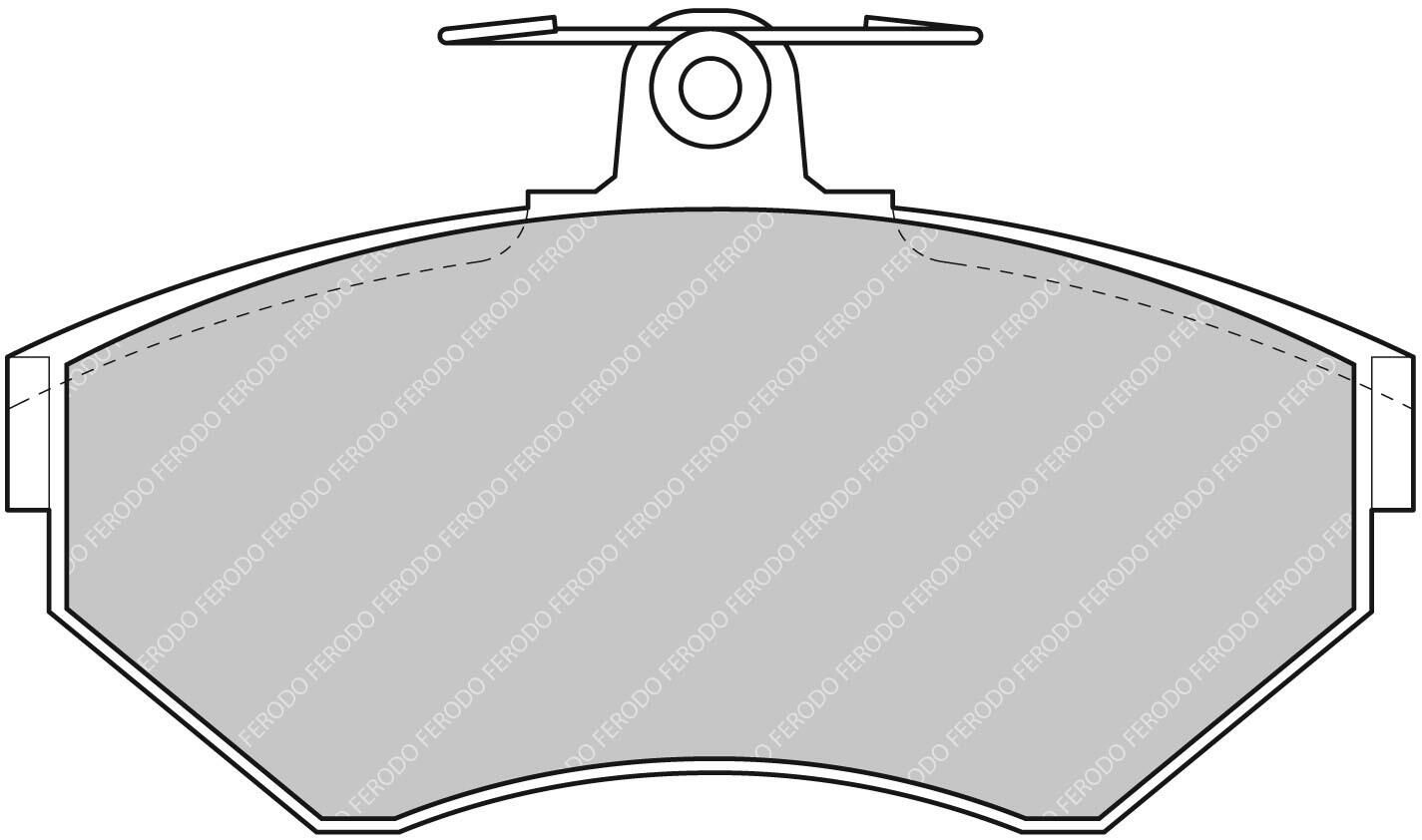 Bremsbelagsatz, Scheibenbremse