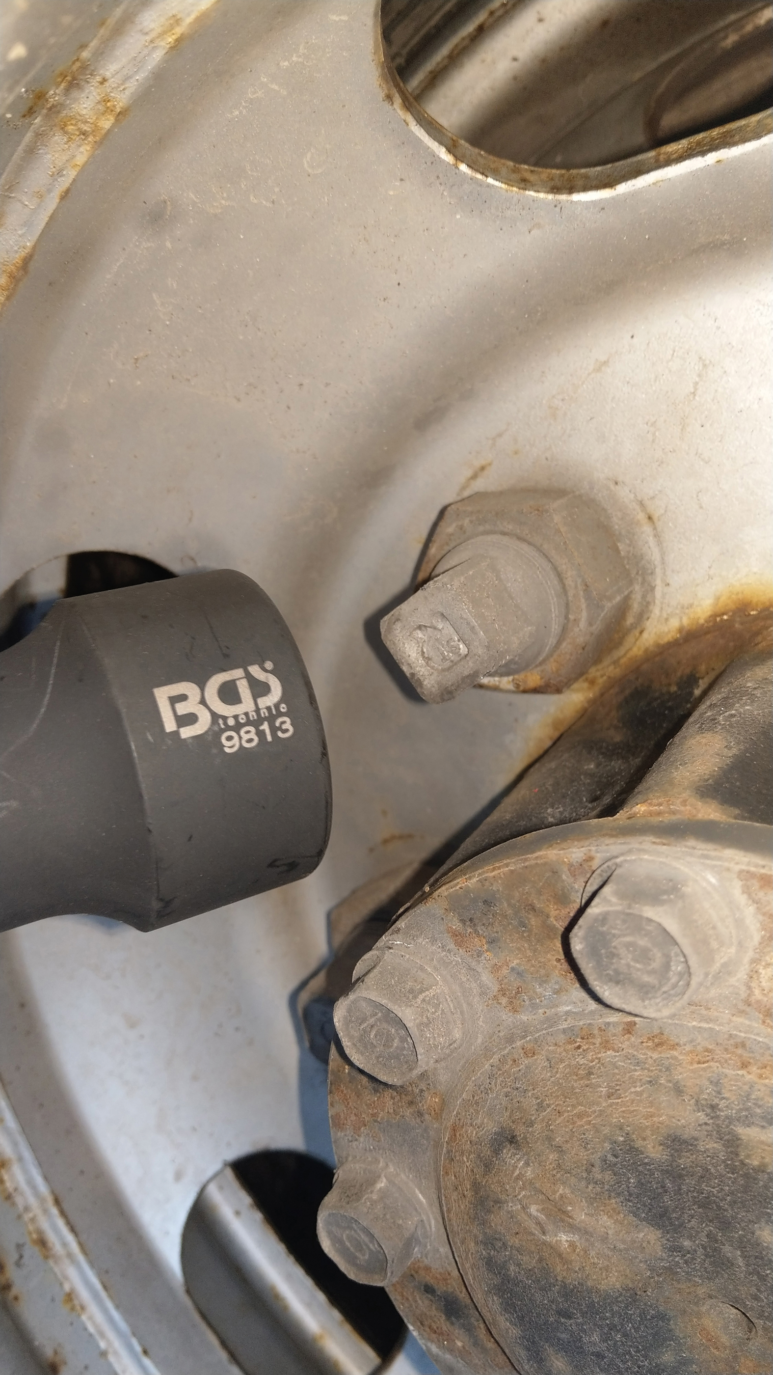 BGS Kraft-Steckschlüssel-Einsatz Sechskant, tief | Antrieb Innenvierkant 20 mm (3/4") | SW 41 mm | für FUSO / Mitsubishi