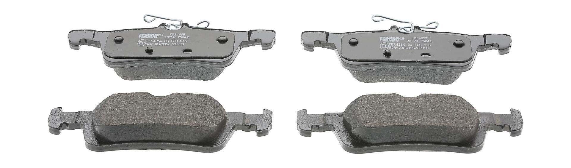 Bremsbelagsatz, Scheibenbremse