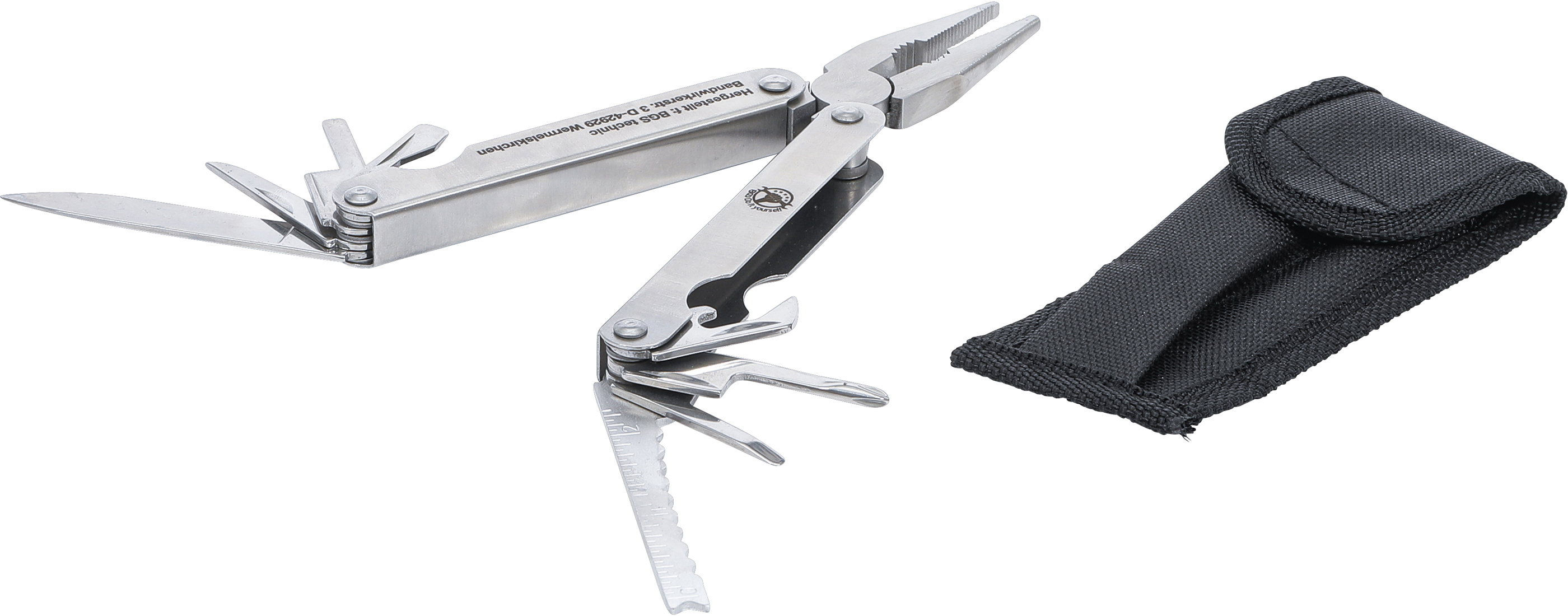 BGS Multifunktionswerkzeug mit Zange | 12-IN-1 | 160 mm