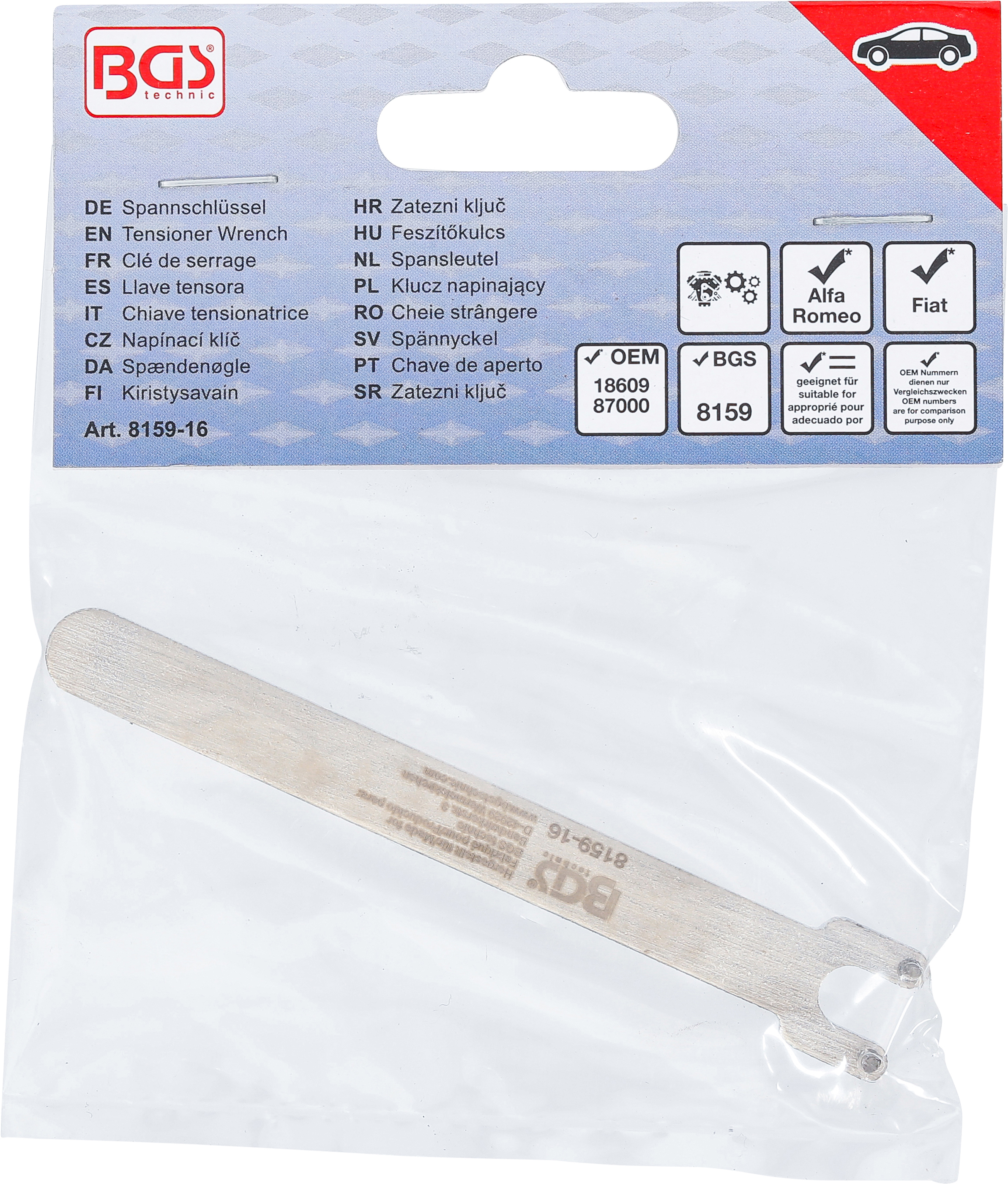 BGS Spannschlüssel | für Fiat, Ford, Opel