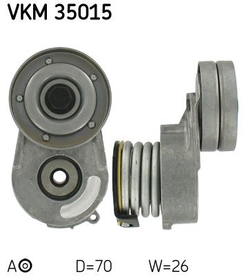 Riemenspanner, Keilrippenriemen