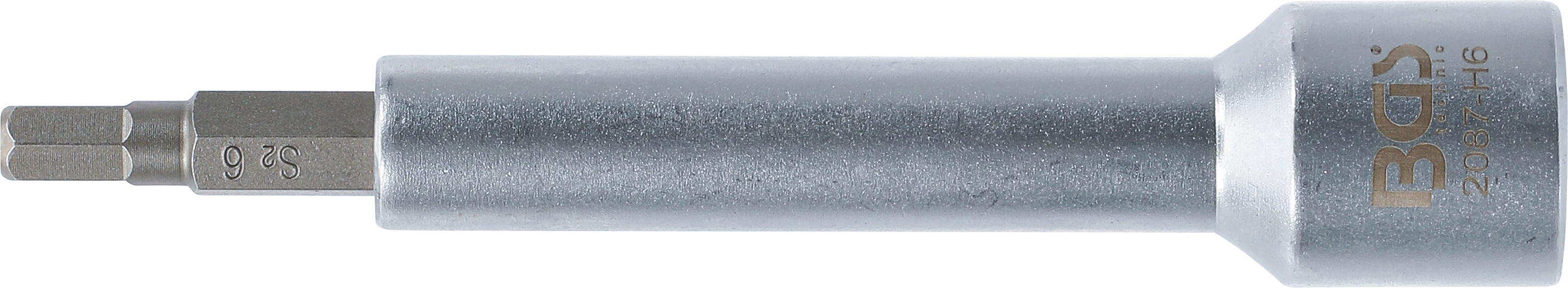 BGS Bit-Einsatz | Antrieb Innenvierkant 12,5 mm (1/2") | Innensechskant 6 mm