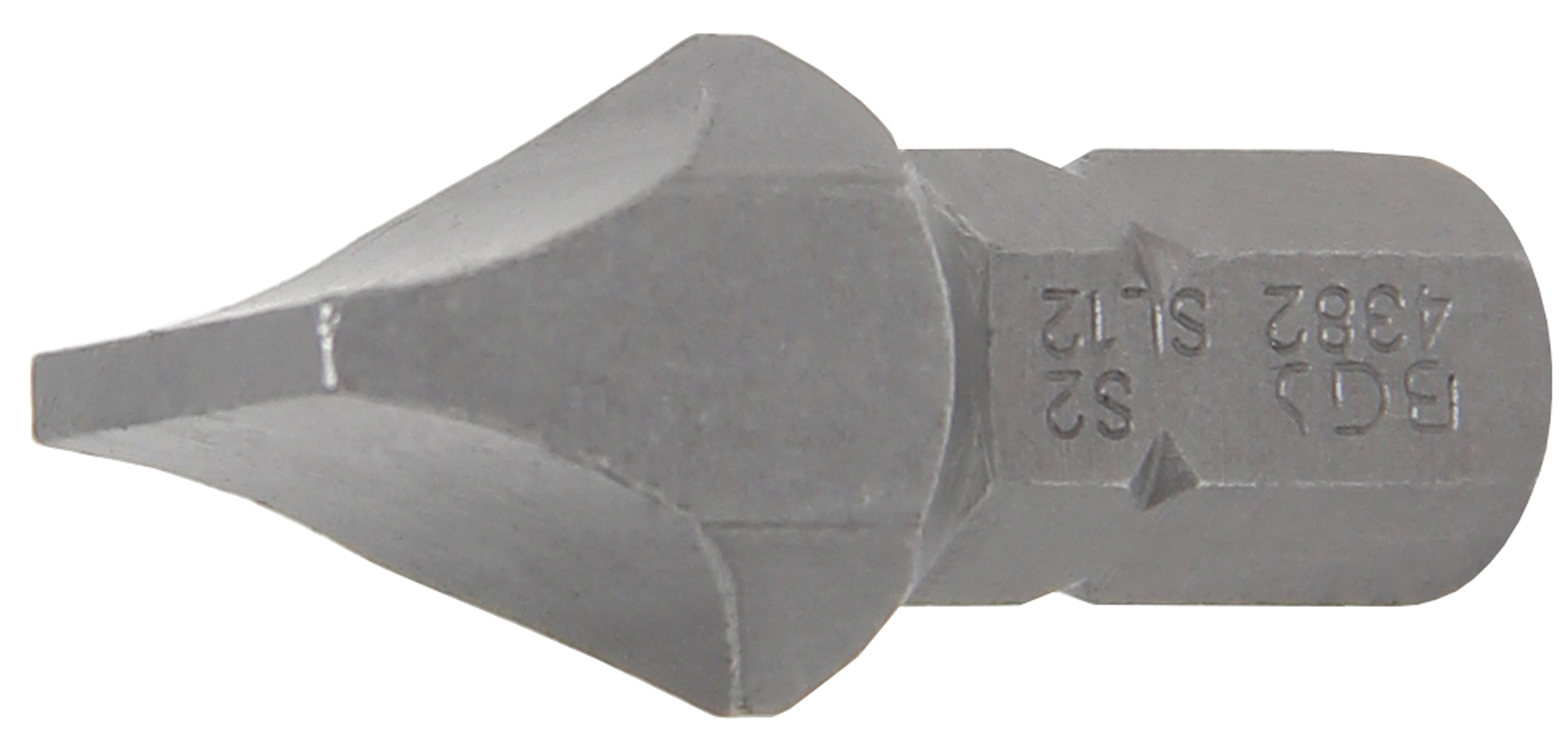 BGS Bit | Länge 30 mm | Antrieb Außensechskant 8 mm (5/16") | Schlitz 12 mm