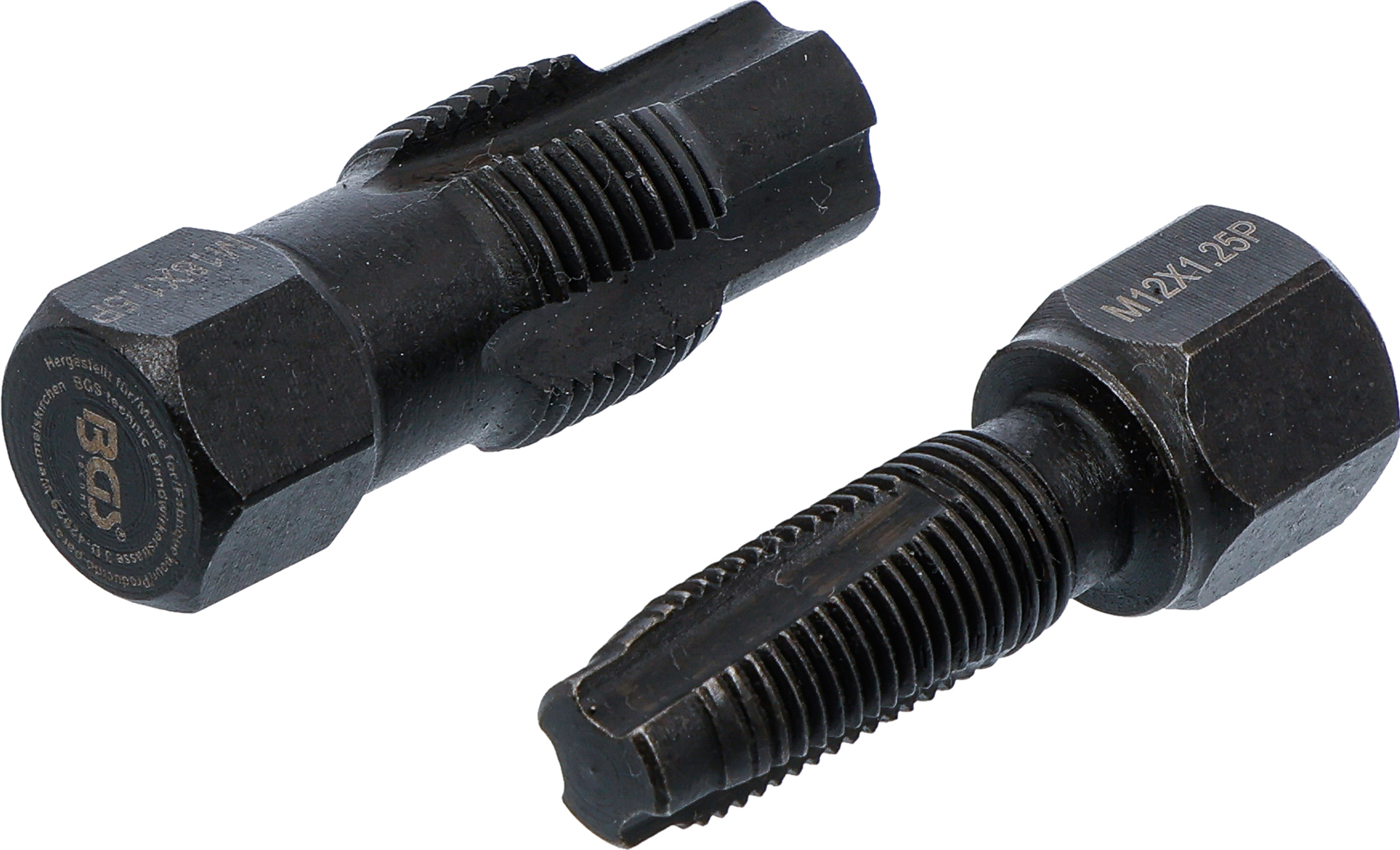 BGS Reparaturwerkzeug für Lambdasondengewinde | M18 x 1,5 mm | M12 x 1,25 mm | 2-tlg.