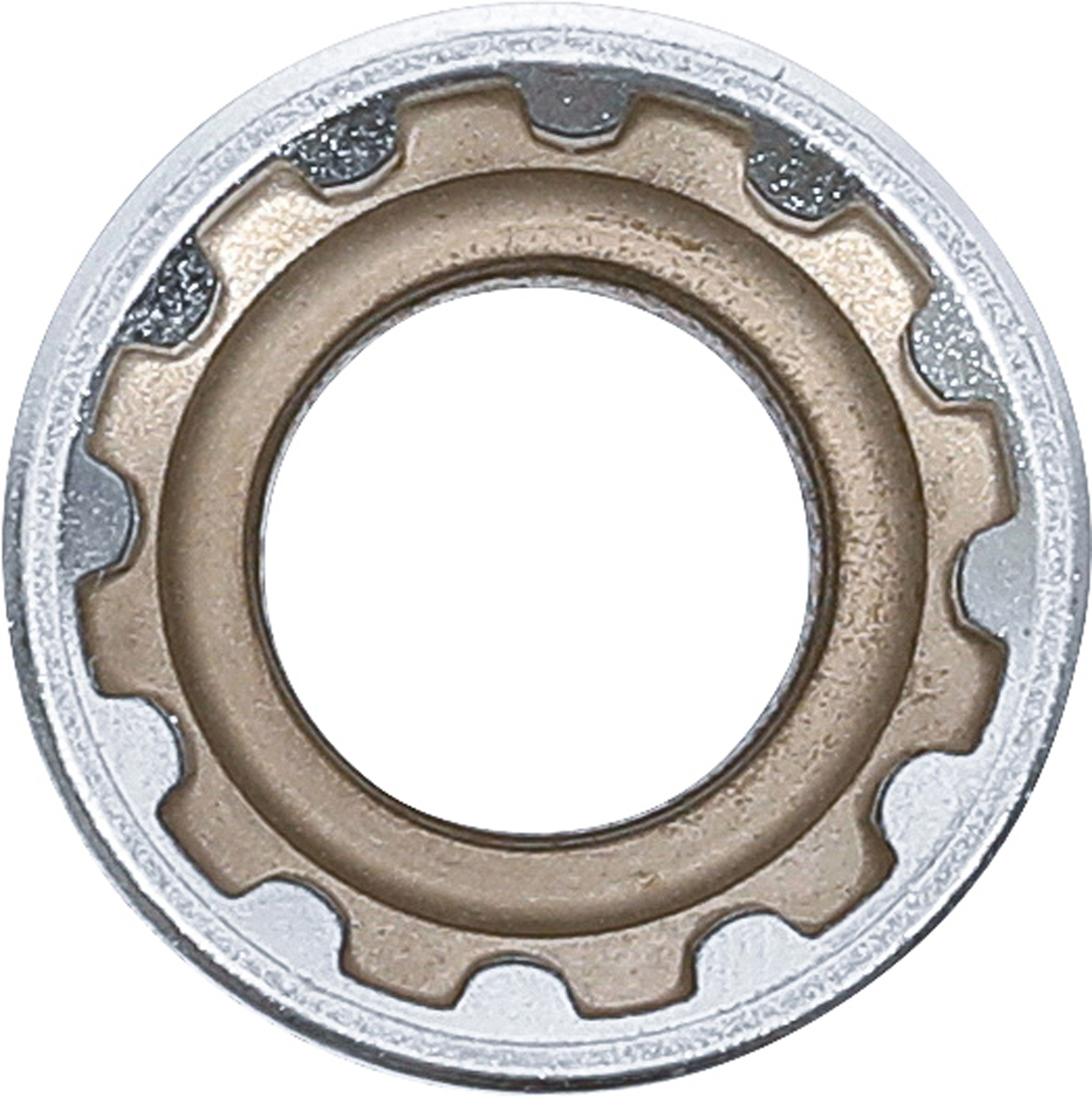 BGS Steckschlüssel-Einsatz Gear Lock | Antrieb Innenvierkant 12,5 mm (1/2") | SW 17 mm