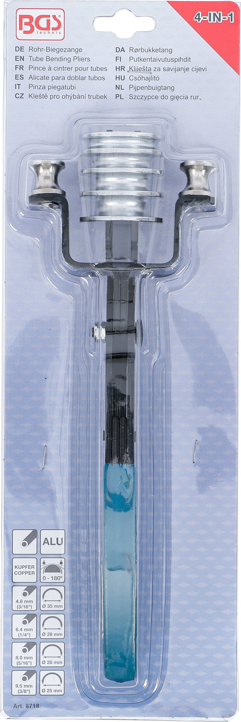 BGS Rohr-Biegezange | "4-IN-1"