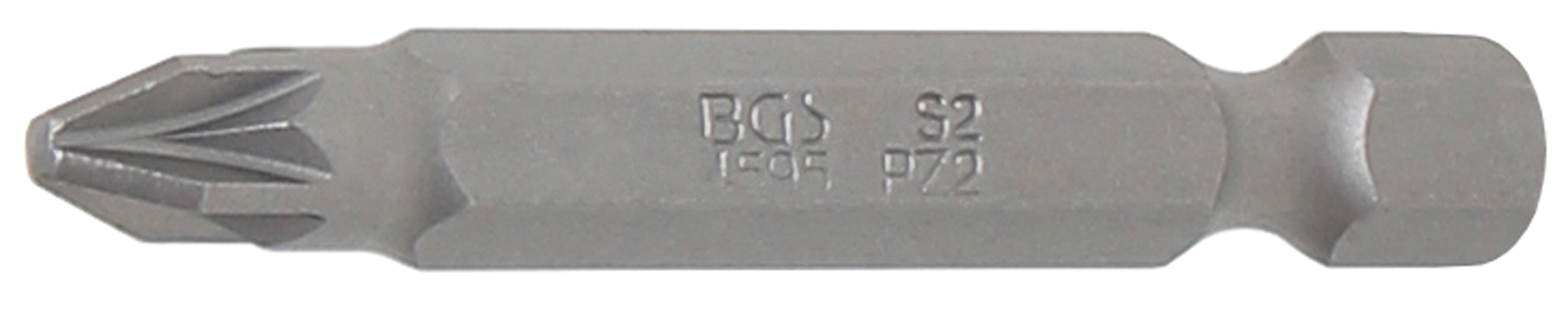 BGS Bit | Länge 50 mm | Antrieb Außensechskant 6,3 mm (1/4") | Kreuzschlitz PZ2