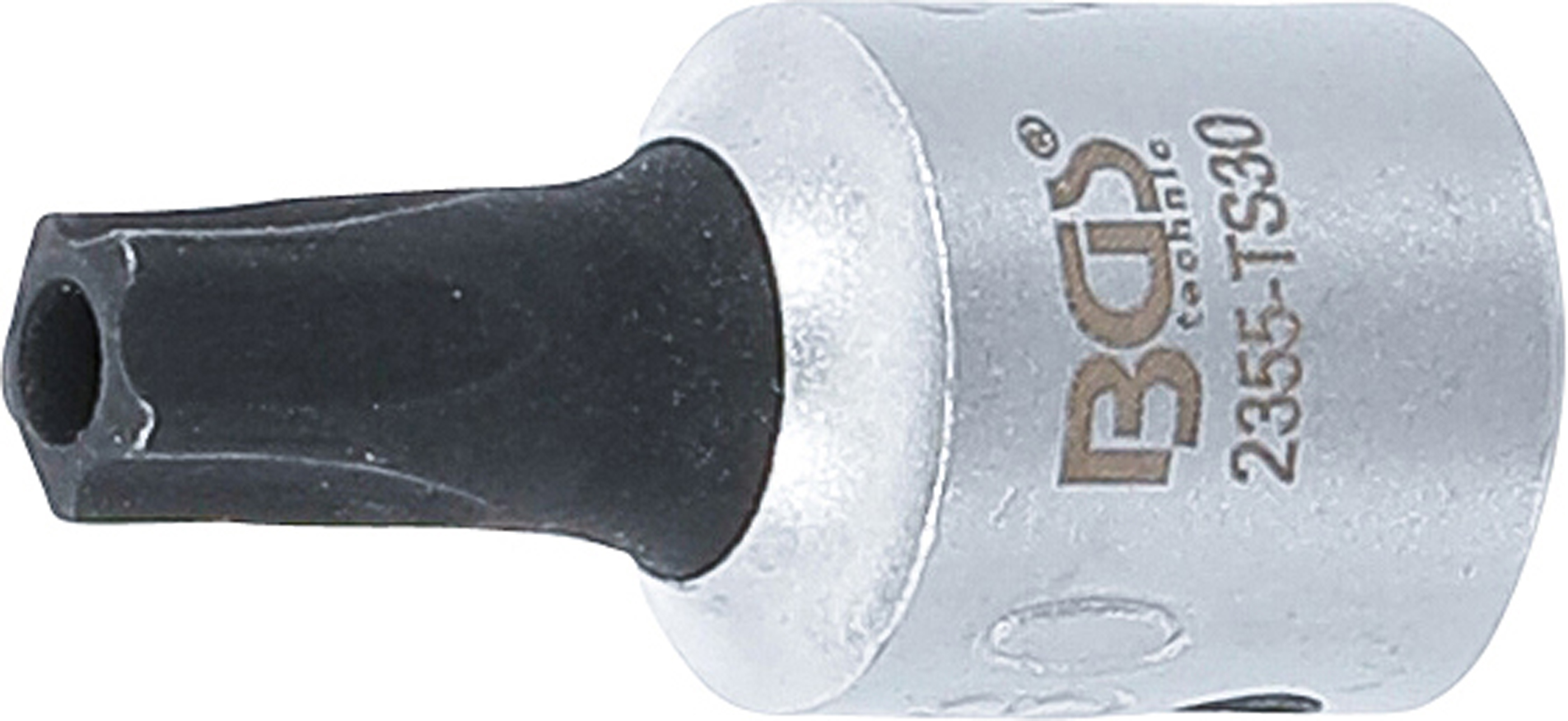 BGS Bit-Einsatz | Antrieb Innenvierkant 6,3 mm (1/4") | TS-Profil (für Torx Plus) mit Bohrung TS30