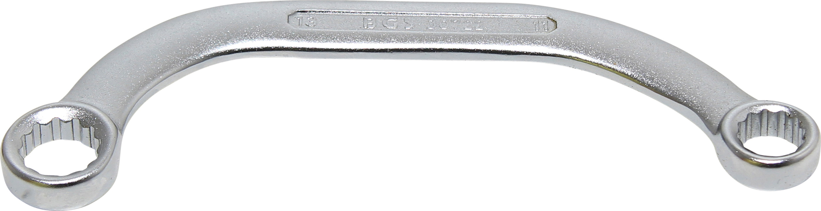 BGS C-Form Doppel-Ringschlüssel Zwölfkant | SW 11 x 13 mm