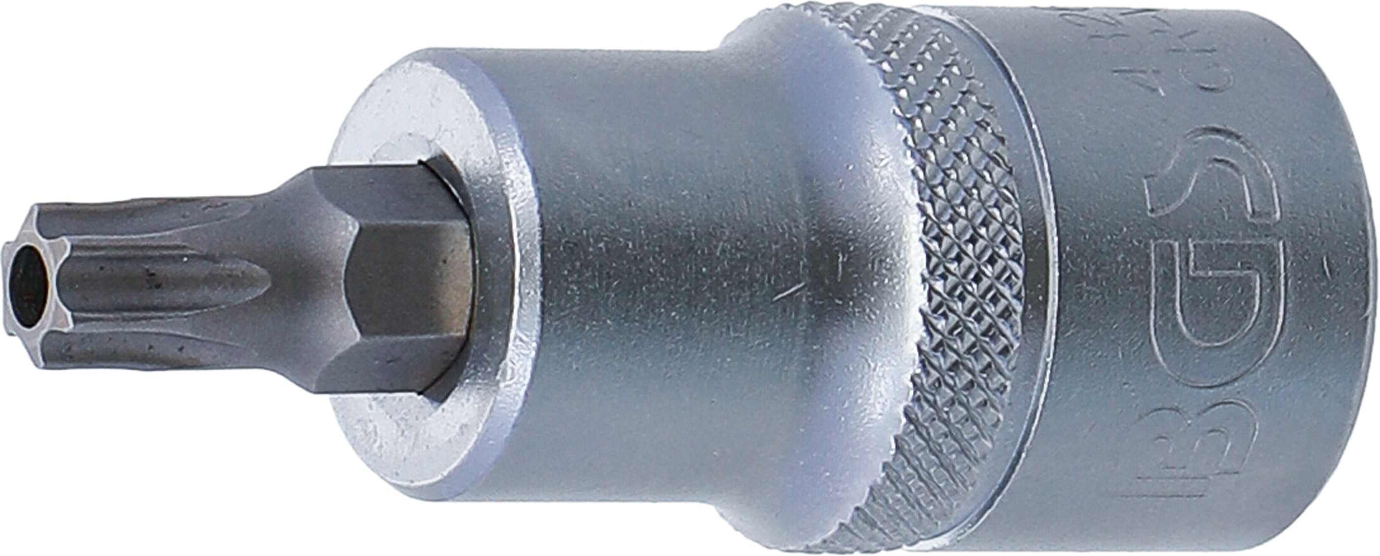 BGS Bit-Einsatz | Antrieb Innenvierkant 12,5 mm (1/2") | T-Profil (für Torx) mit Bohrung T40