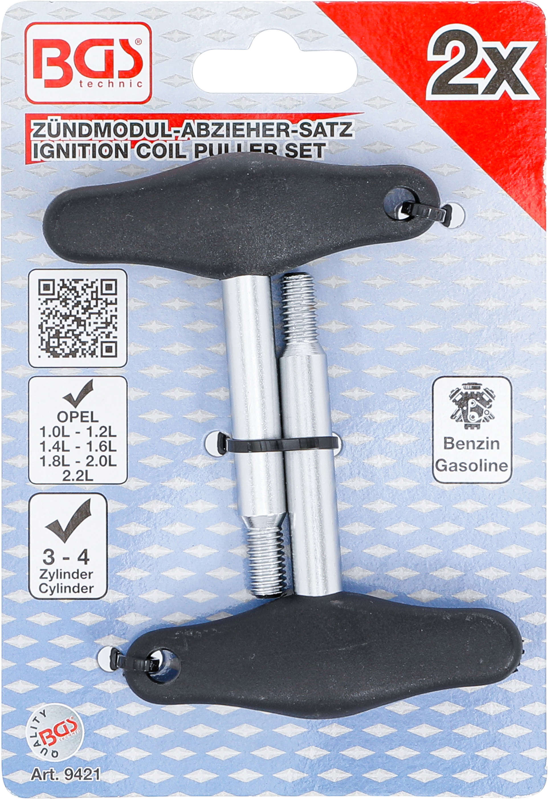 BGS Zündmodul-Abzieher-Satz | für Opel | 2-tlg.