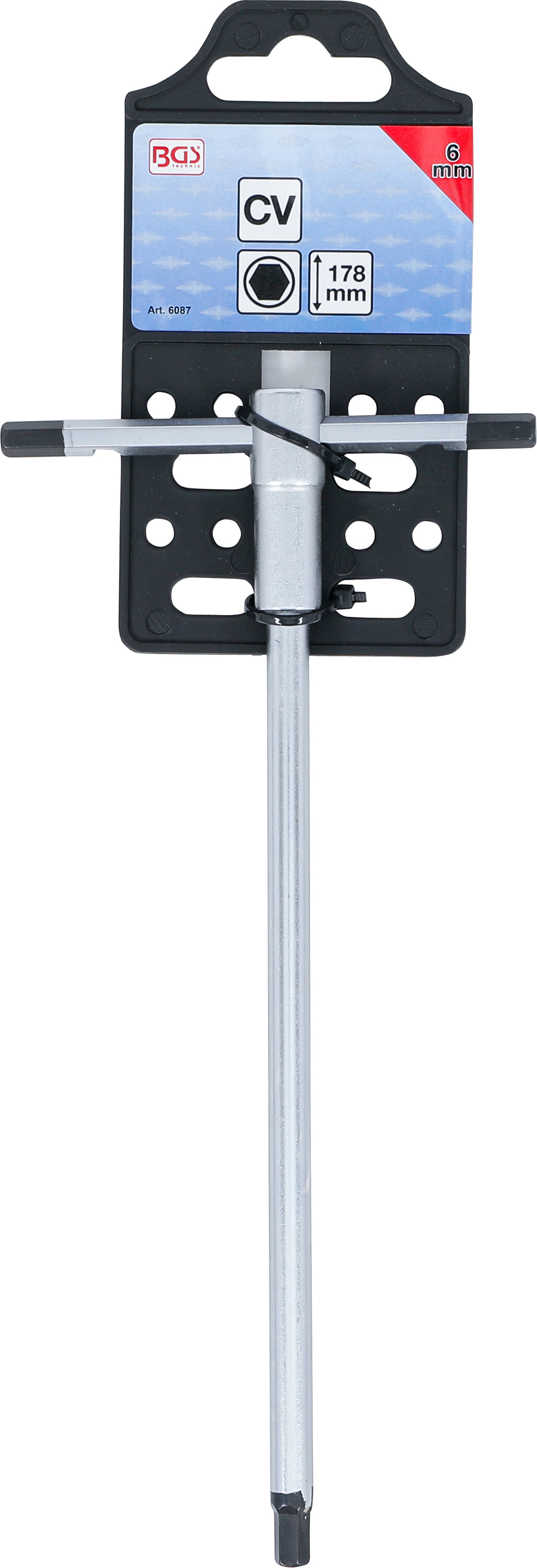 BGS Schraubendreher mit T-Gleitgriff | Innensechskant | 6 mm