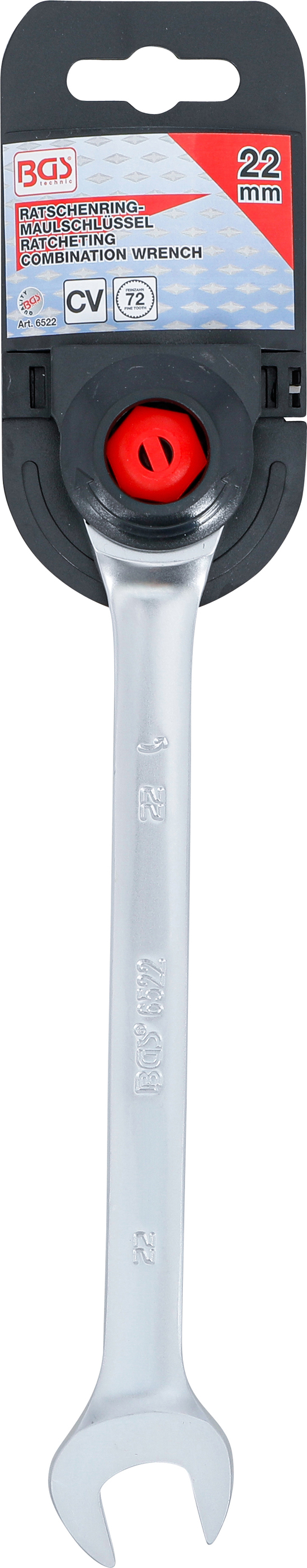 BGS Ratschenring-Maulschlüssel | SW 22 mm