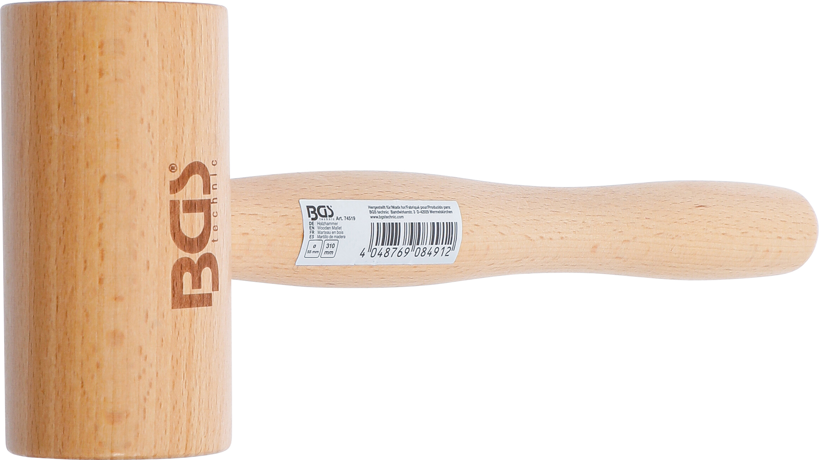 BGS Holzhammer | Ø 55 mm | 180 g