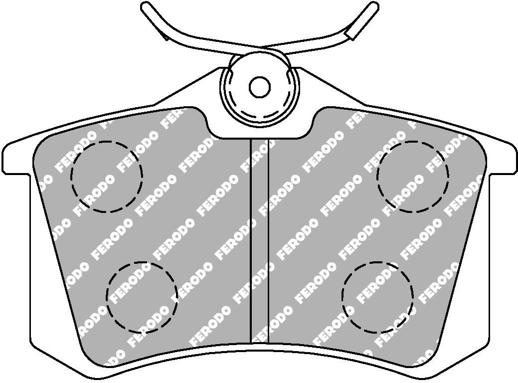 Bremsbelagsatz, Scheibenbremse