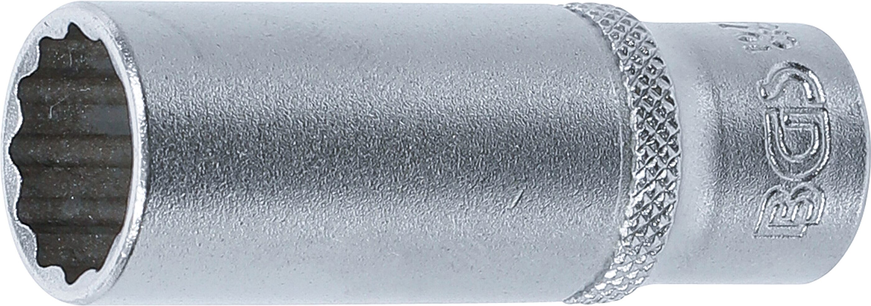 BGS Steckschlüssel-Einsatz Zwölfkant, tief | Antrieb Innenvierkant 6,3 mm (1/4") | SW 13 mm