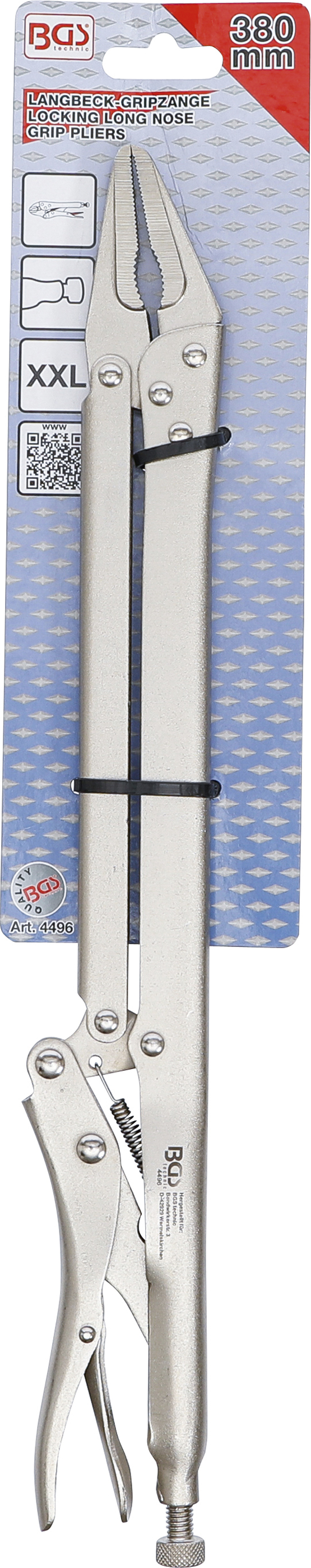 BGS Langbeck-Gripzange | 380 mm